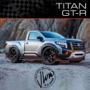 Nissan Titan GT-R Warrior sporty truck rendering by jlord8
