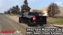 2022 Ford Maverick with MRT axle-back exhaust system