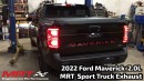 2022 Ford Maverick with MRT axle-back exhaust system