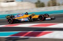 McLaren testing larger 18-inch wheels on 2022 mule car in Abu Dhabi