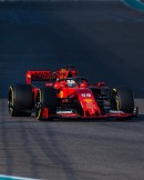 Ferrari testing larger 18-inch wheels on 2022 mule car in Abu Dhabi