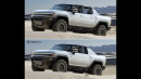2022 GMC Hummer Design Fix Proposes RX-8 Suicide Doors and Short Wheelbase