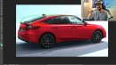 2022 Honda Civic Hatchback Gets Digital Redesign to Look Wagon-Like