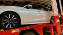 2022 Honda Civic Photographed Uncamouflaged Inside Car-Carrying Trailer