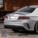 2022 Hyundai Ioniq 6S based on Mercedes-Benz CLA rendering by kdesignag on Instagram