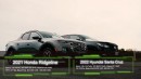 2022 Hyundai Santa Cruz Drag Races Honda Ridgeline