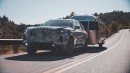2022 Infiniti QX60 with trailer
