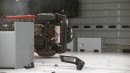 2022 Jeep Wrangler rollover during IIHS crash test