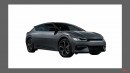 2022 Kia EV6 Xtreme Edition 4x4 off-road rendering by SRK Designs