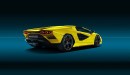 2022 Lamborghini Countach Roadster CGI by Aksyonov Nikita on Behance