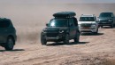 2022 Toyota Land Cruiser 300 SUV battle with AMG G 63, Patrol, Range Rover, Defender, and F-150 Raptor