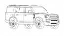 2022 Land Rover Defender 130 design patent image