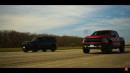 2022 Land Rover Defender V8 vs 2022 Ford F-150 Raptor on Sam CarLegion