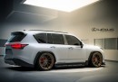 2022 Lexus LX 600 Ultra Luxury stanced JDM tuning rendering by musartwork