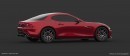 2022 Mazda RX-7 rendering by Enoch Gabriel Gonzales