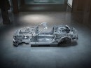 2022 Mercedes-AMG SL-Class subframe next to original's