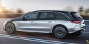 2022 Mercedes-Benz EQS Shooting Brake Render by superrenderscars