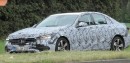 2022 Mercedes C-Class Loses Some Camo, Shows Bumper and Grille in Germany