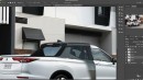 2022 Mitsubishi Outlander pickup truck render using Santa Cruz DNA by Theottle