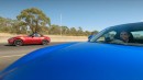 Subaru BRZ vs Mazda MX-5 DRAG BATTLE! | MOTOR