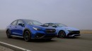 Drag Race! 2022 Subaru WRX vs. 2022 Hyundai Elantra N | 0-60, Top Speed, U-Drag & More