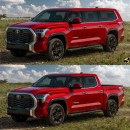 2022 Toyota Tundra digitally morphs into SUV by superrenderscars on Instagram