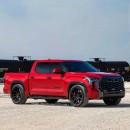2022 Toyota Tundra TRD Pro Shadow Line lowered rendering by kelsonik