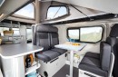 The 2022 Van Big City campervan includes full kitchen and tiny bathroom, sleeping for four