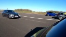 2022 VW Golf R Crushes Audi, BMW and AMG Hot Hatches in Drag Race