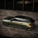 2023 Acura Integra Honda Type R Wagon rendering by sugardesign_1