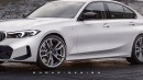 2023 BMW 3 Series G20 LCI rendering by Sugarchow