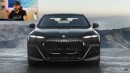 2023 BMW 7 Series and i7 renderings by TheSketchMonkey and theottle