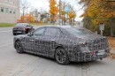 2023 BMW i7 prototype being compared with other electric sedans