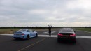 DRAG RACE! NEW BMW M2 VS BMW M5 COMPETITION!