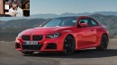 2023 BMW M2 redesign by The Sketch Monkey
