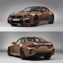 2023 BMW M2 makeover rendering by Theottle