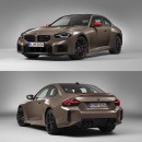 2023 BMW M2 makeover rendering by Theottle