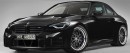 2023 BMW M2 rendering on HRE Wheels