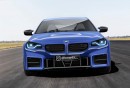 2023 BMW M2 coupe render by BMW__43