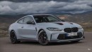 2023 BMW M4 CSL to 3-Series LCI face swap rendering by Theottle