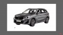 2023 BMW X1 PHEV Dark Shadow CGI Edition rendering by SRK Designs