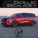 2023 Cadillac Escalade-V aftermarket renderings by kelsonik and jlord8