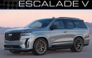 2023 Caddy Escalade-V Two-Door SUV rendering by jlord8