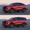 2023 Cadillac Escalade-V Coupe-SUV rendering by superrenderscars