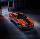 2022 Chevrolet Camaro painted in Vivid Orange