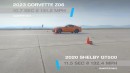 2023 Chevrolet Corvette Z06 Drag Races Ford Mustang Shelby GT500