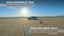 2023 Chevrolet Corvette Z06 Drag Races McLaren 765LT