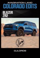 2023 Chevy Colorado Blazer ZR2 SUV rendering by jlord8