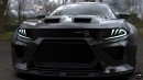 2023 Dodge Charger SRT Dark Hellcat rendering by Evrim Ozgun