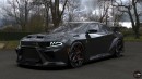 2023 Dodge Charger SRT Dark Hellcat rendering by Evrim Ozgun